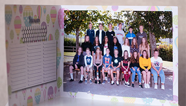 Pochette scolaire photogroupe BeauvoirPhotographie studioChambery accueil