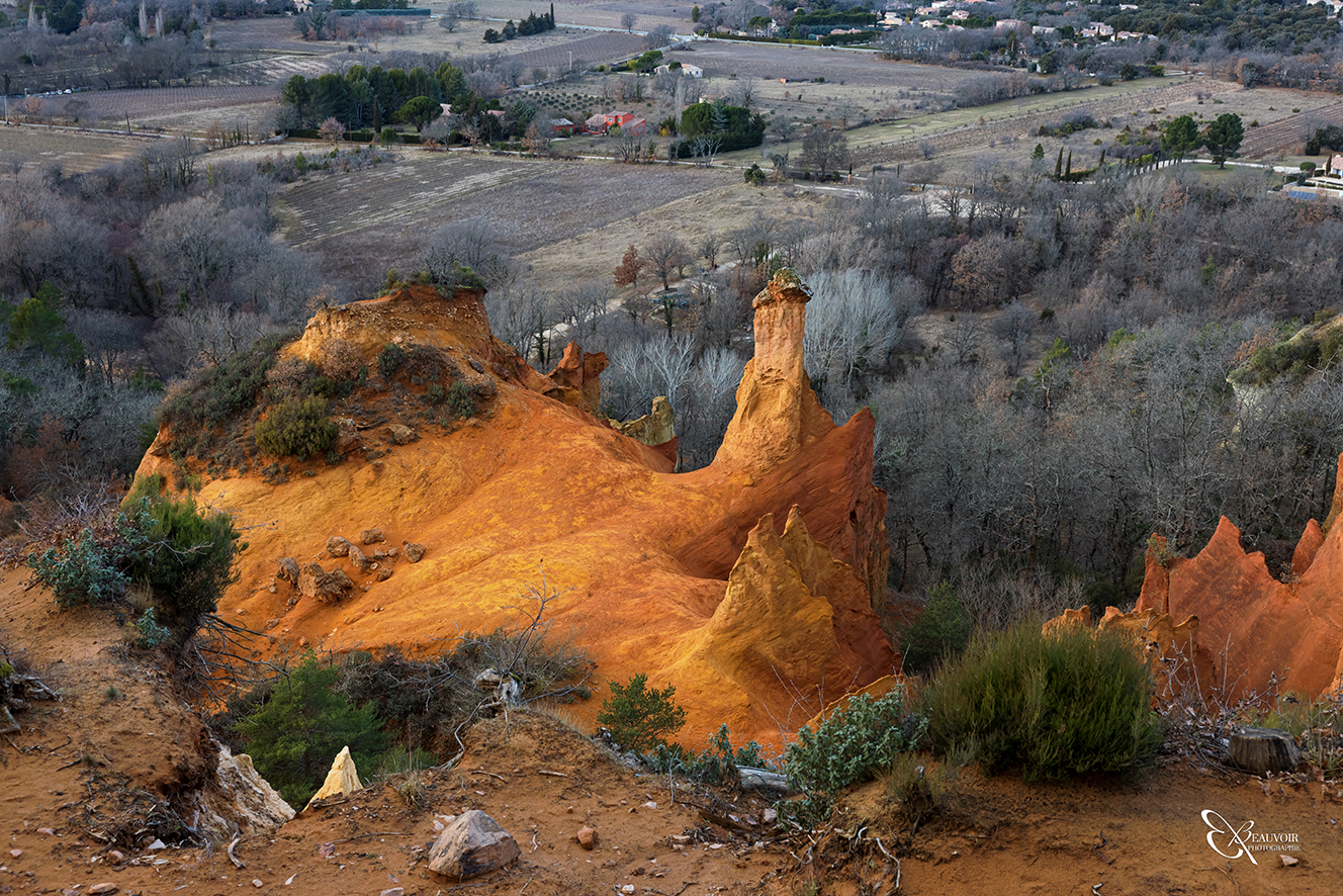 Beauvoirphotographie France paysage desert sud rouge coloradoProvencal photographe